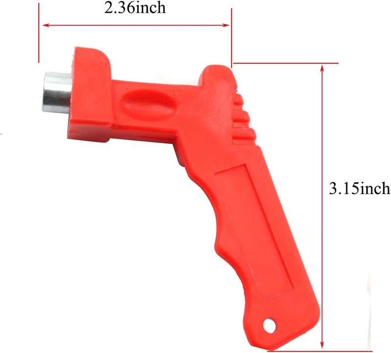 PZRT Track Shoes Spikes Stud Spike Wrench Replacement for Sprint Sports Short Running Shoes 3.15x2.36 Inches, Red - Image 2